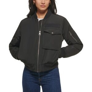 Levi's Women's Flight Bomber Jacket in Black Size XXL